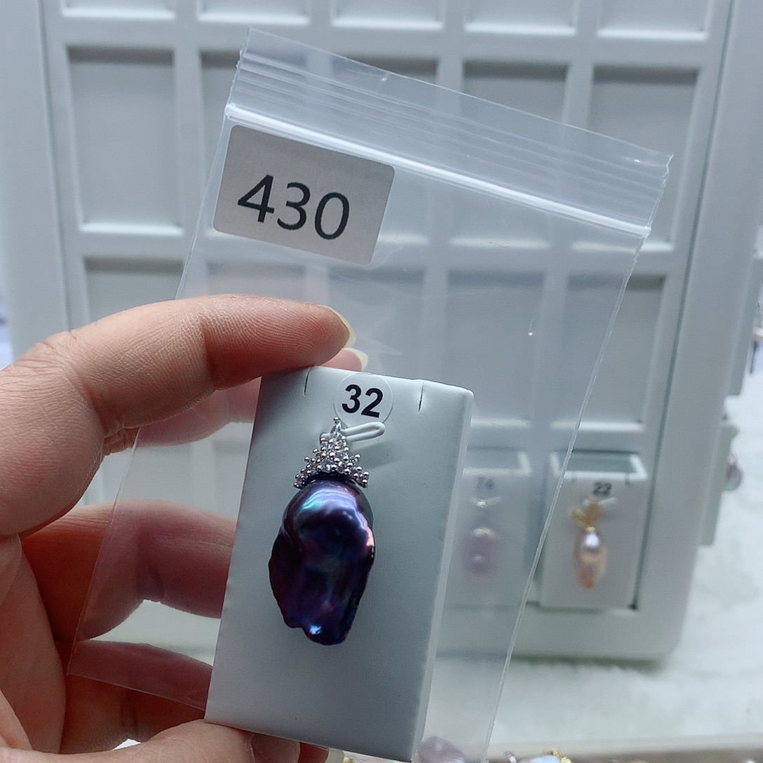 吊坠(不含链)淡水珍珠合金