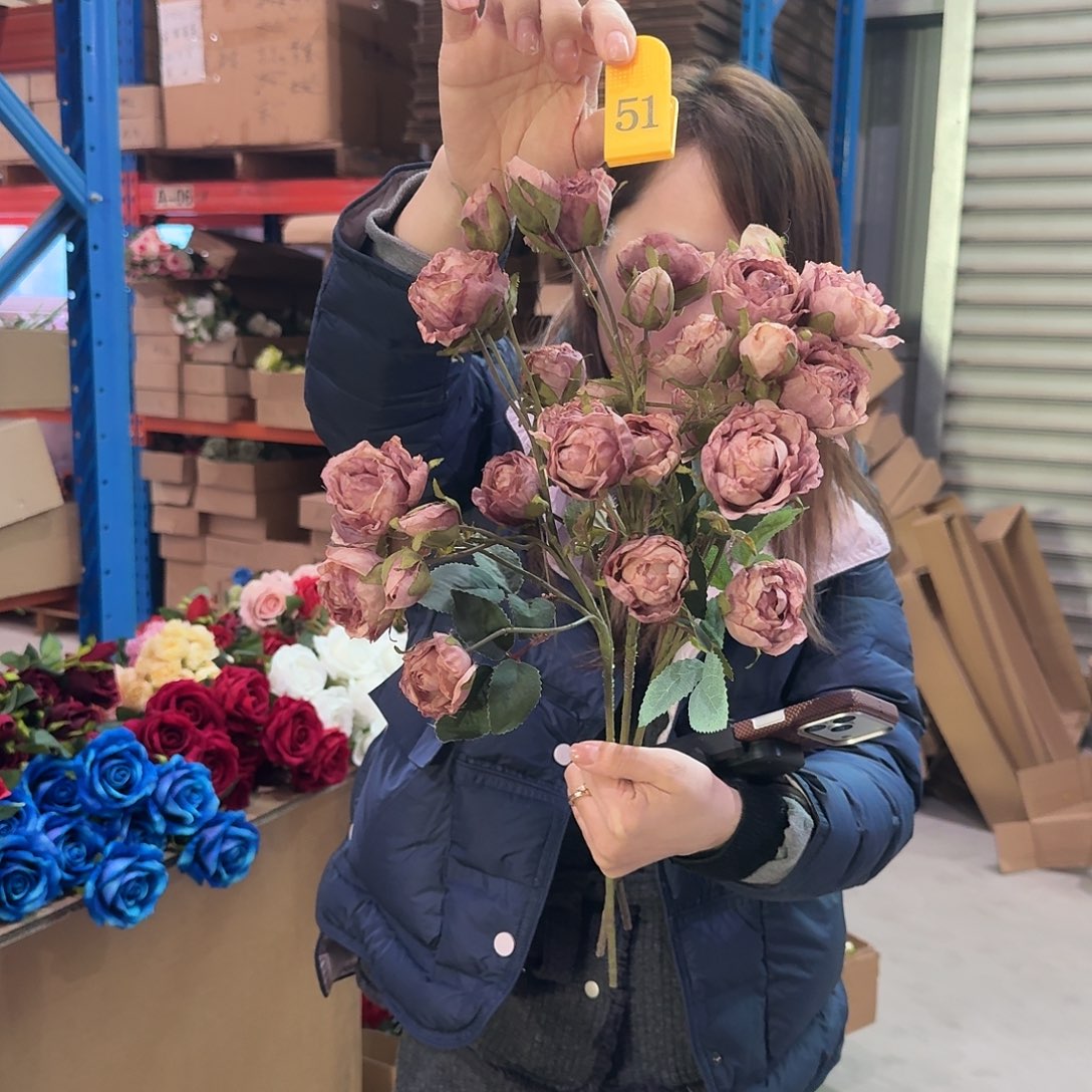 51号「闪购」仿真花，公主请下单