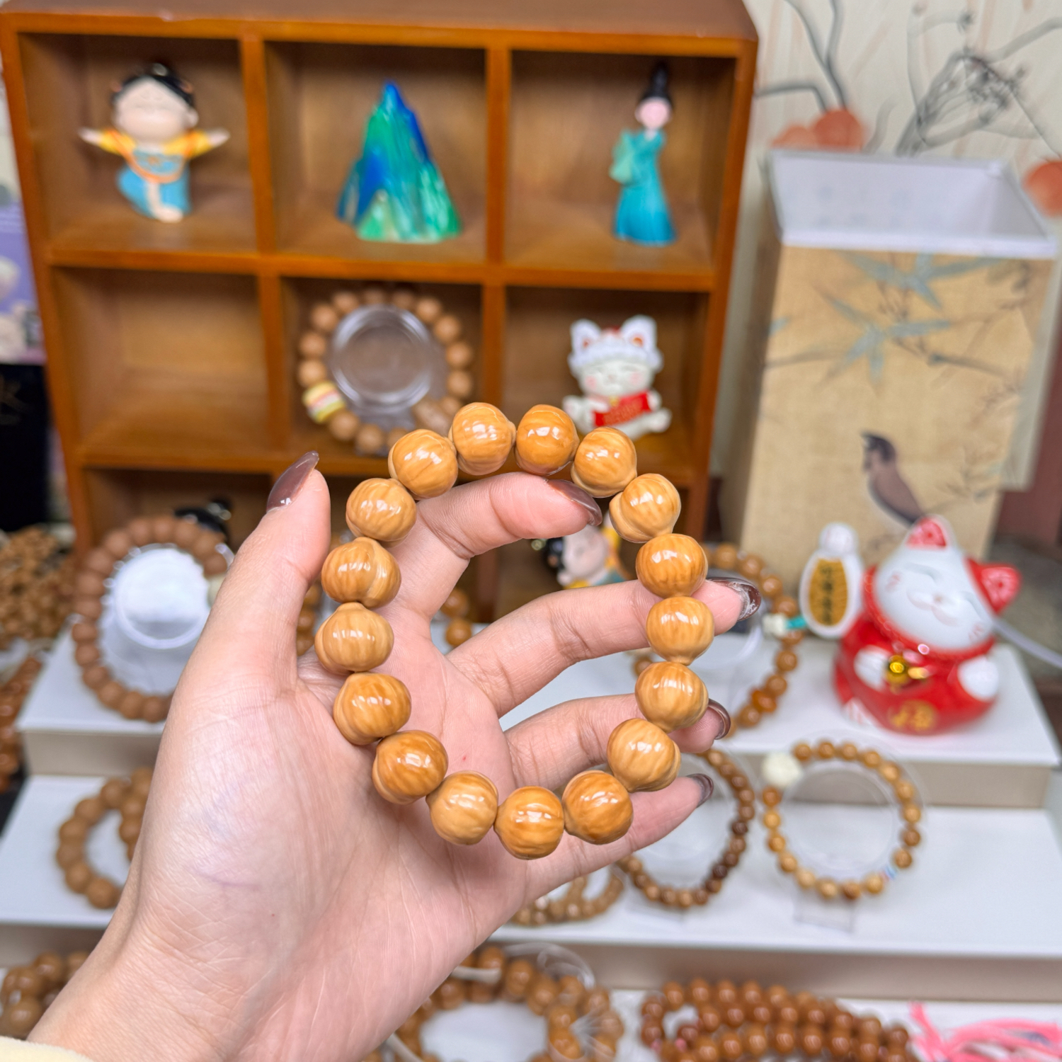 亮面肌理纹猴头屁桃非全品不影响盘玩介意勿拍