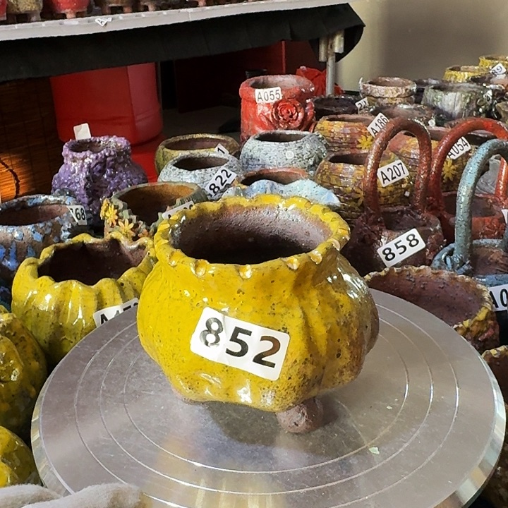 内口7高9粗陶手工制作