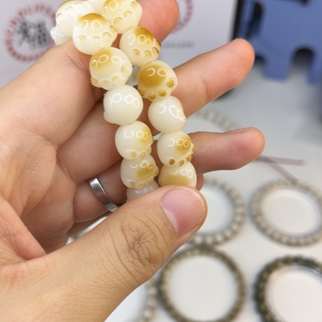 星月菩提手串小猫抓