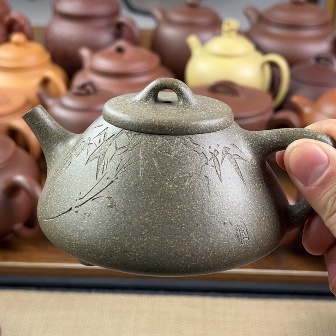 茶壶紫砂手工制作工艺精湛150cc