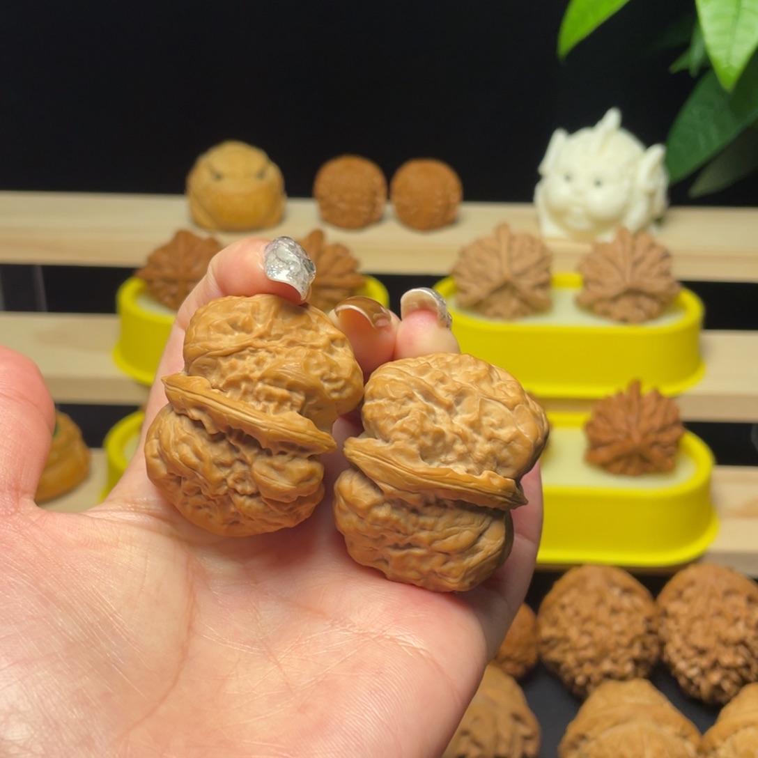 把件文玩核桃38蛤蟆微修