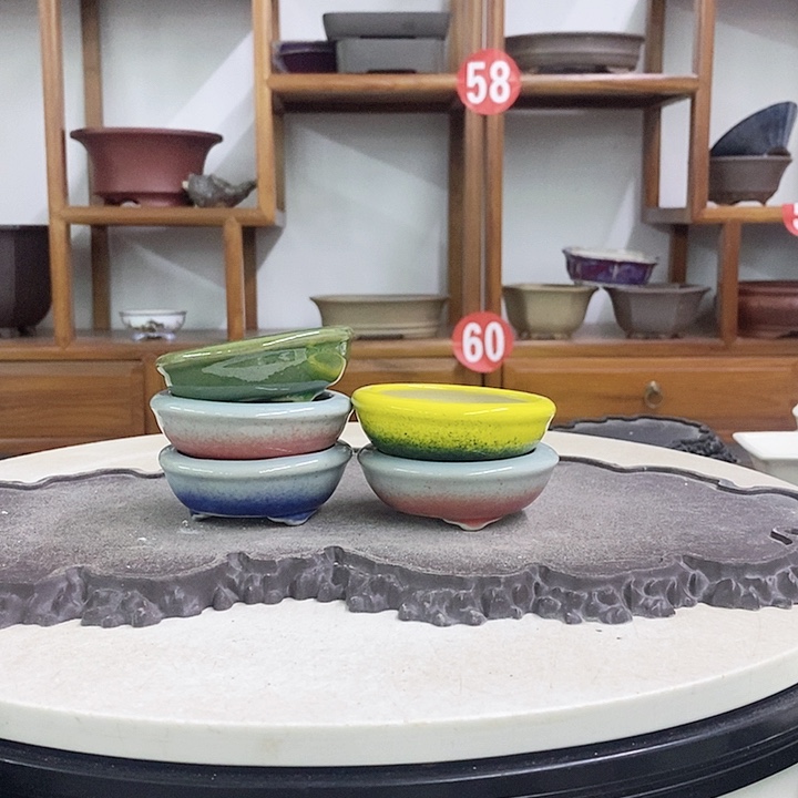 紫砂花盆瑕疵2.5-8。。。