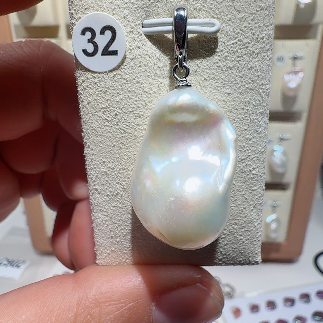 颈饰合金淡水珍珠