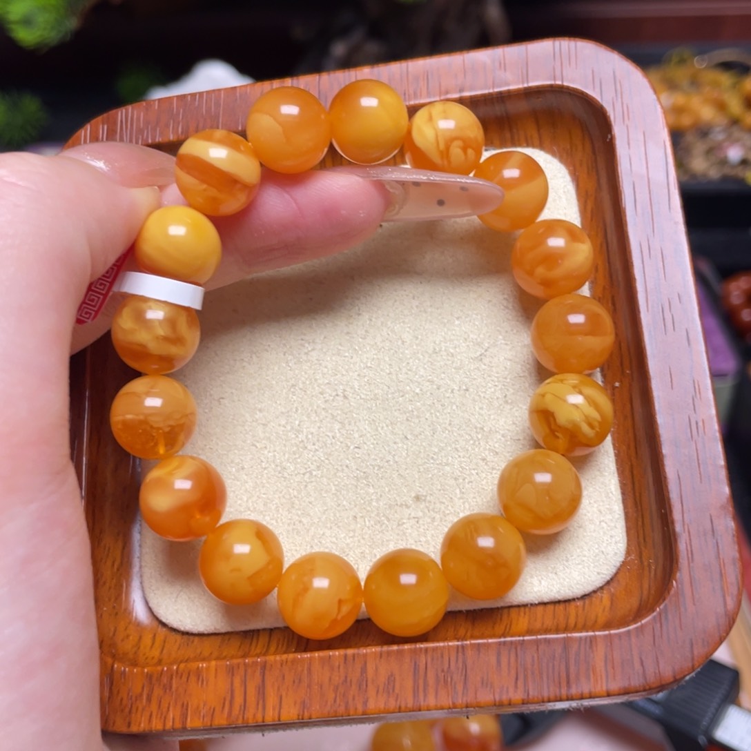 蜜蜡手链未镶嵌手串