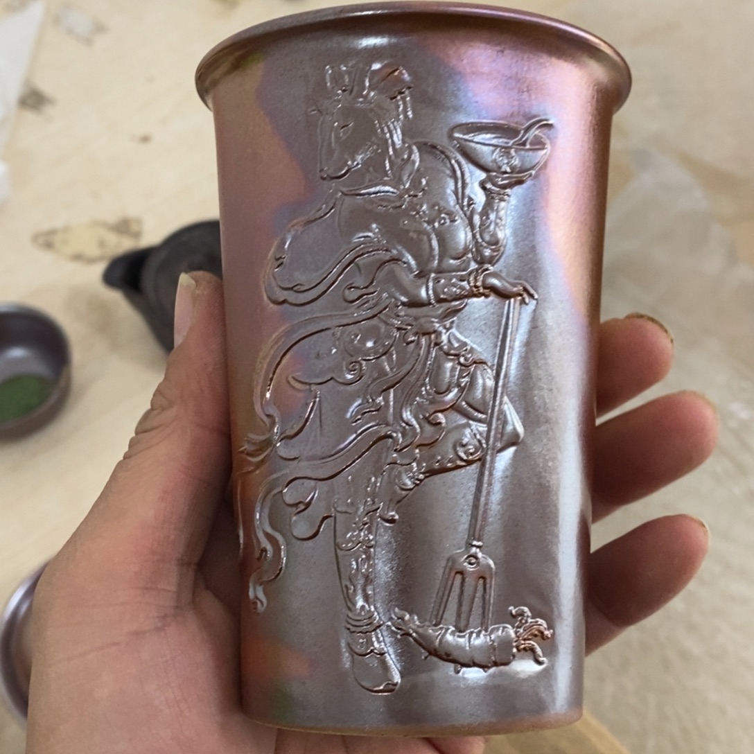 柴烧茶具陶瓷杯子