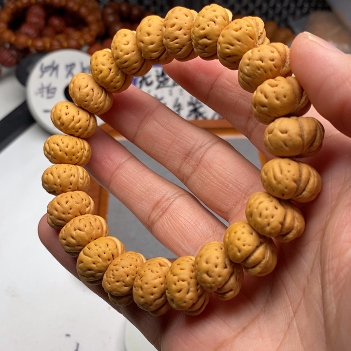 手串文玩核桃蟠桃桃核手串