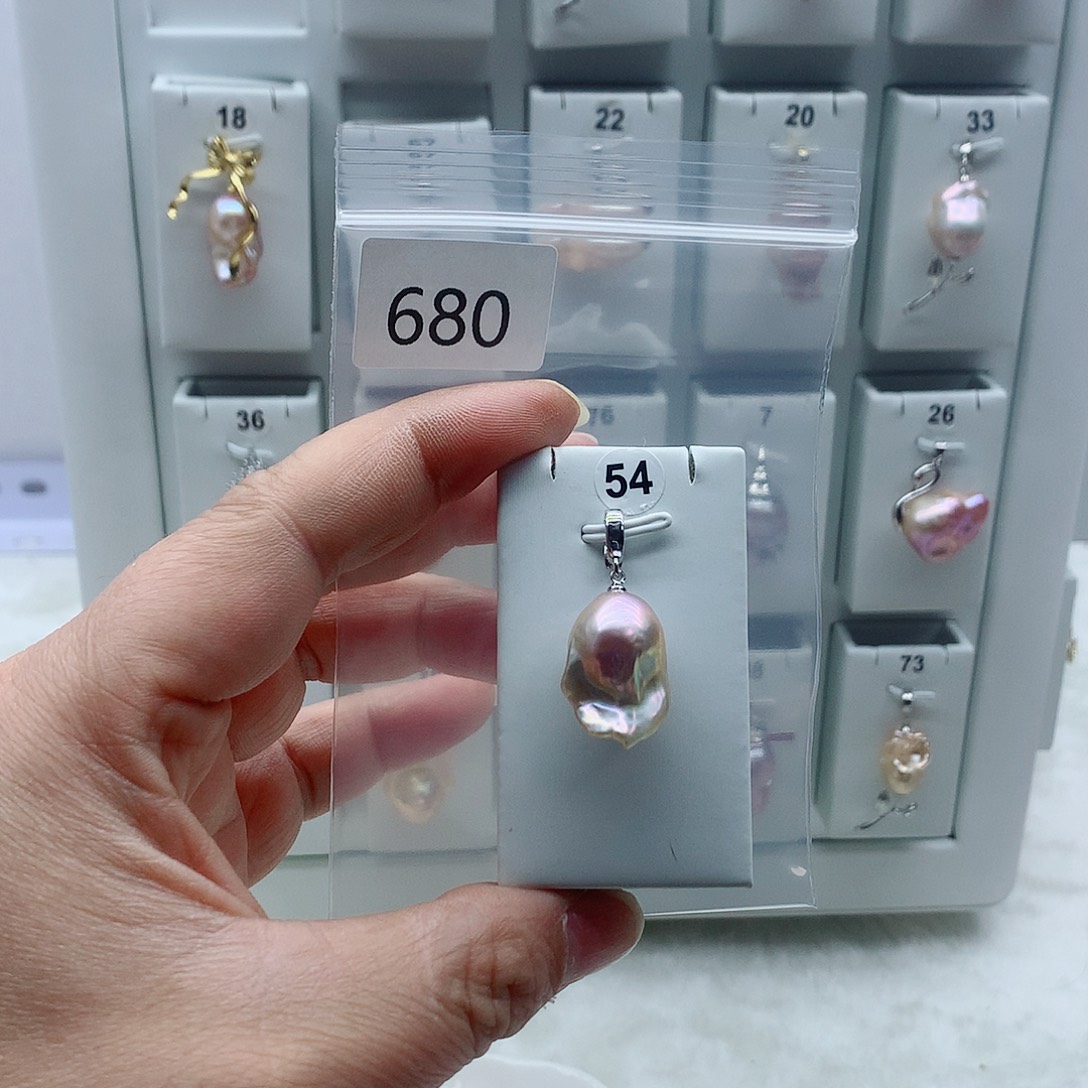 吊坠(不含链)淡水珍珠合金