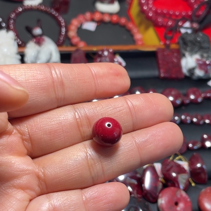 天然辰砂大颗粒无事牌补运费15元