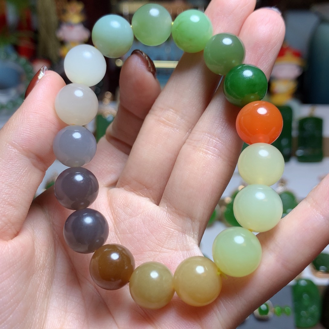 和田玉手链未镶嵌