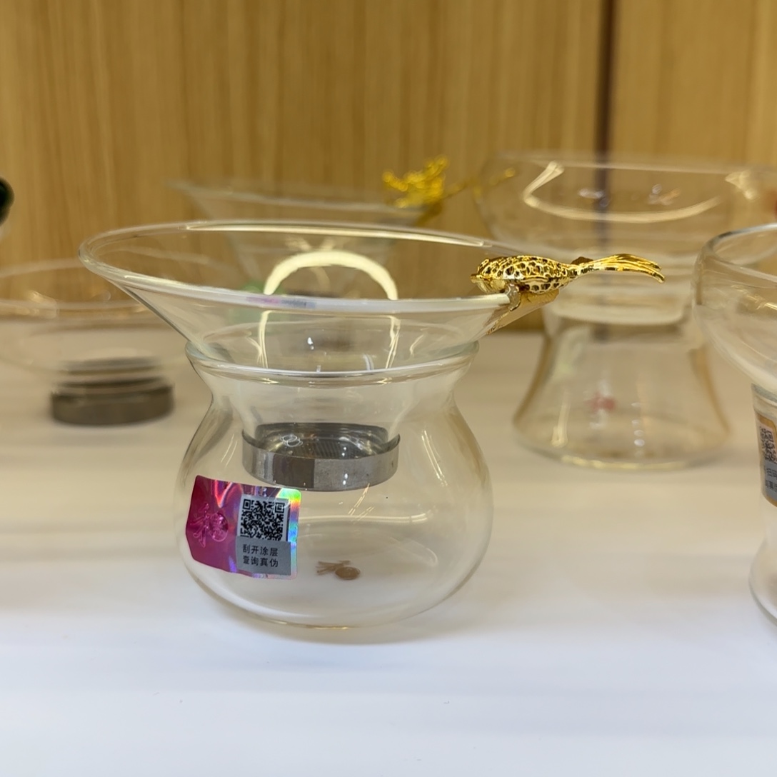 禾器金鱼茶漏不锈钢