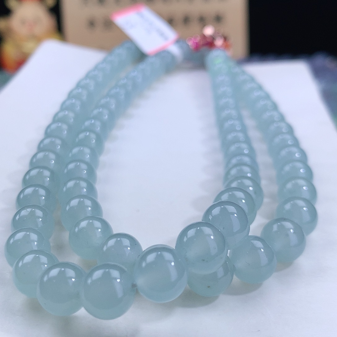 翡翠手链未镶嵌卡8