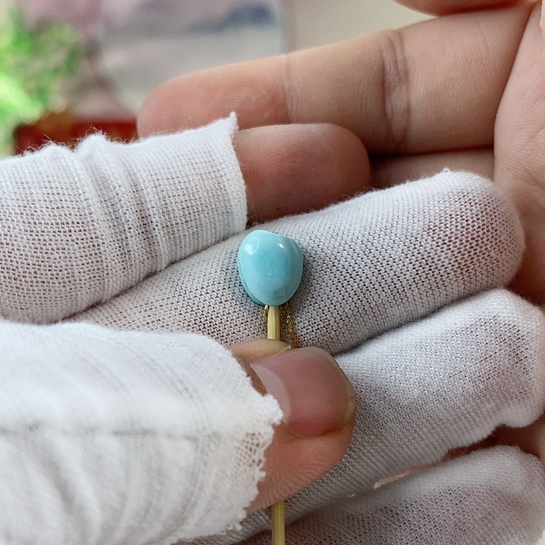 绿松石珠宝奇石未镶嵌