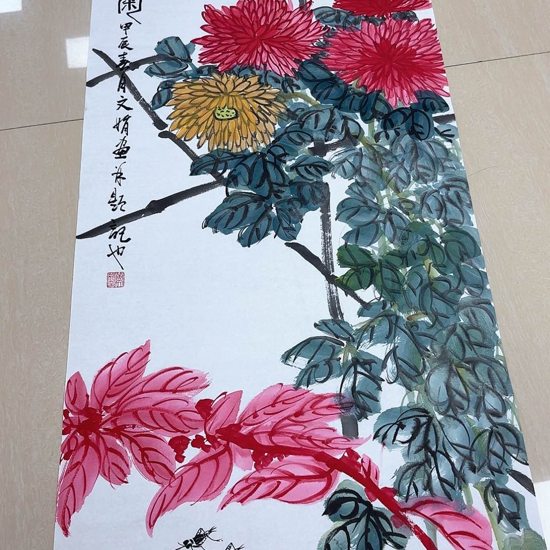 国画国画作品展。国画j