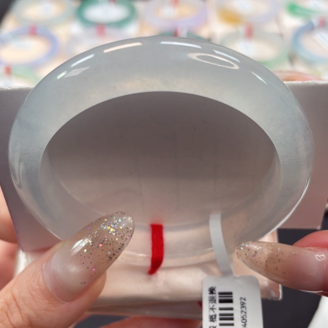 未镶嵌手镯翡翠52.8双眼皮小高冰清冷月光31号