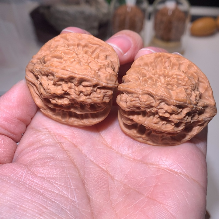 把件文玩核桃火焰马蹄