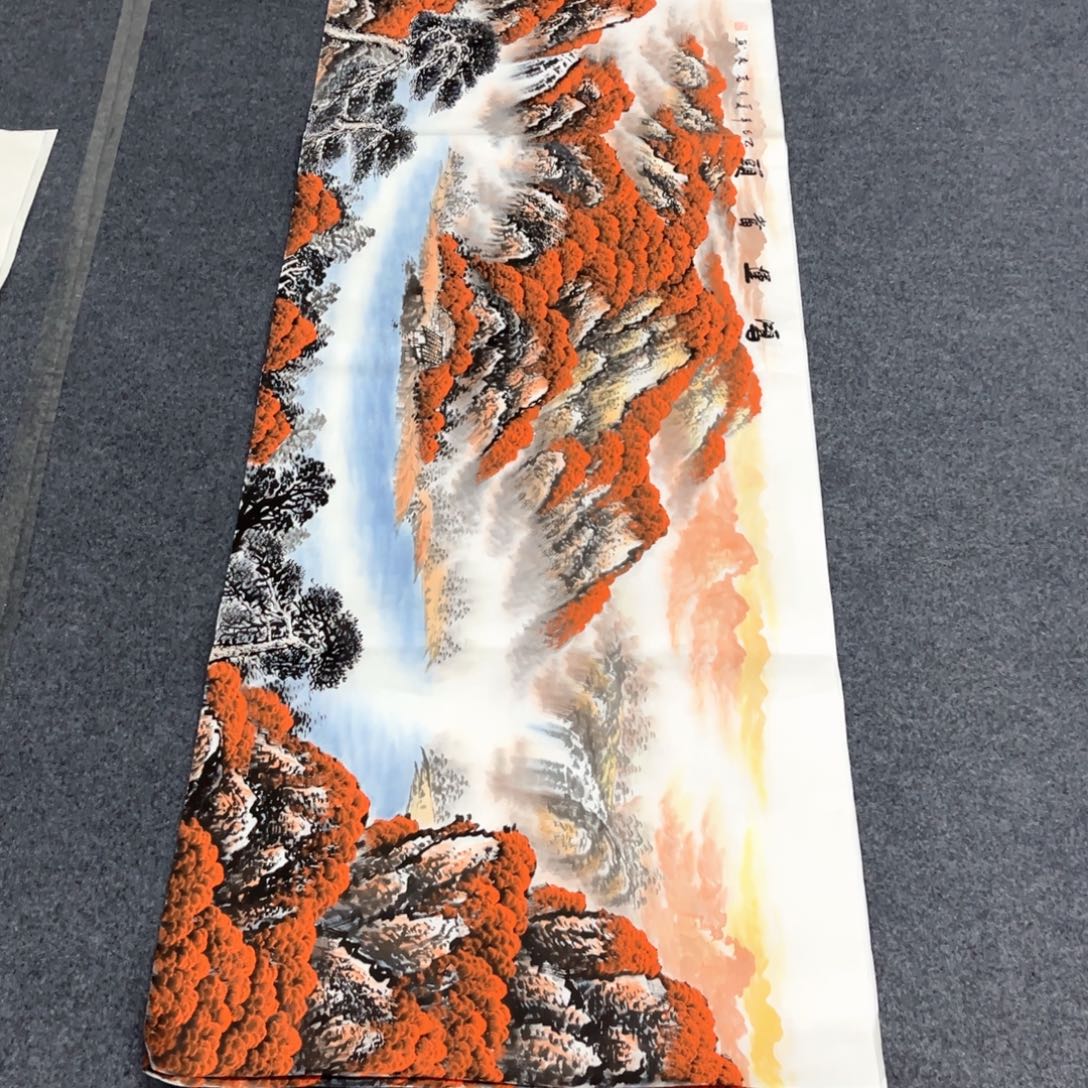 国画国画作品老师手绘