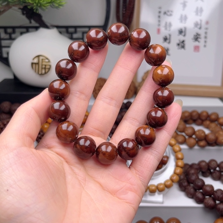 紫金鼠手串水**月紫金鼠光珠