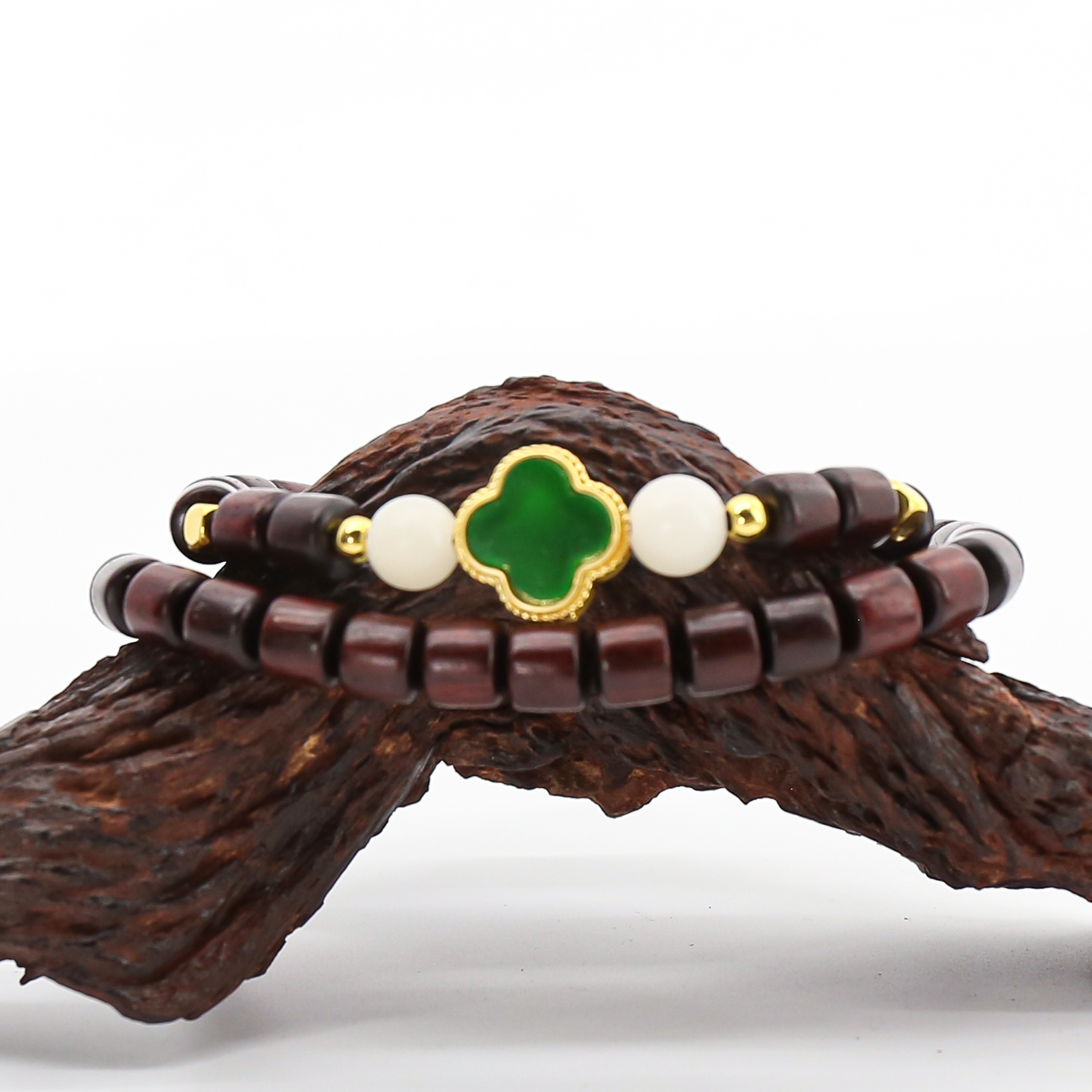 AD357四叶草双圈手串-精品手串（无礼盒）