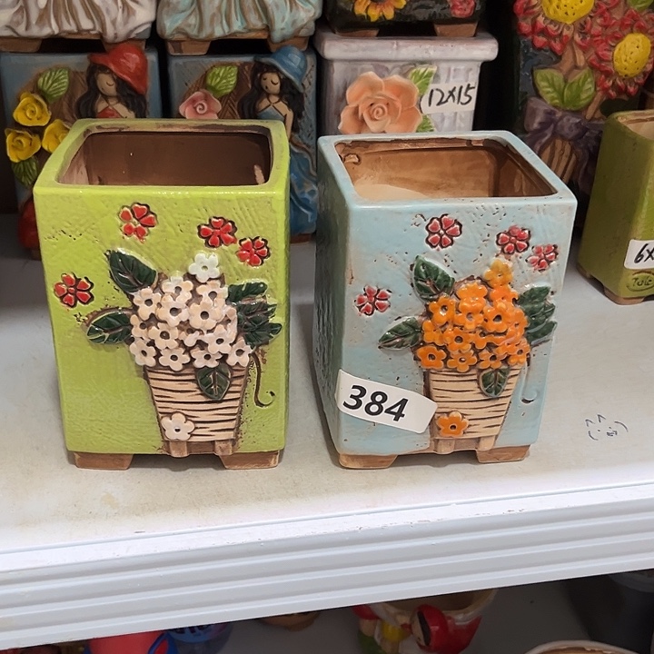 粗陶材质多肉花盆