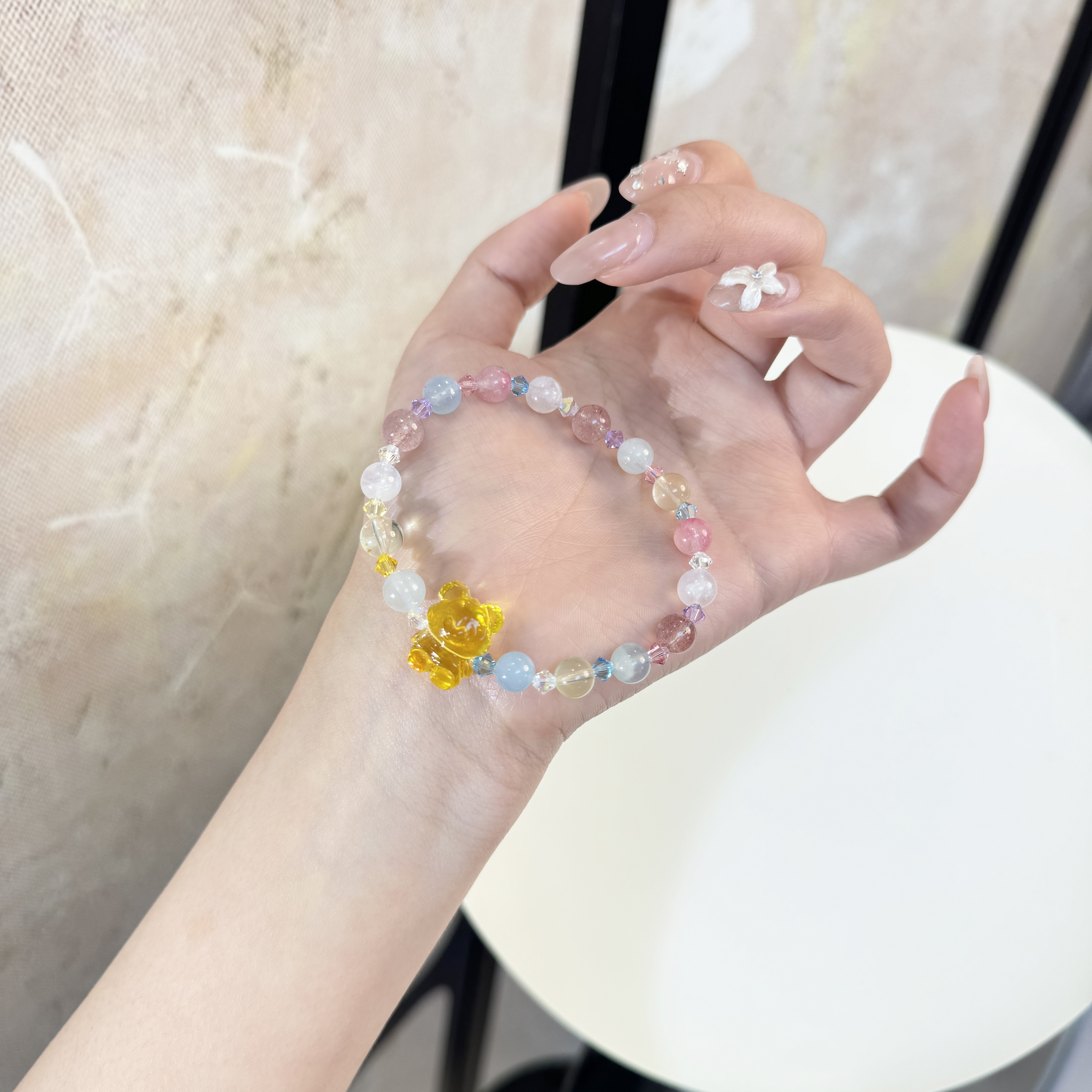 源源手作*糖果熊手串C FL80