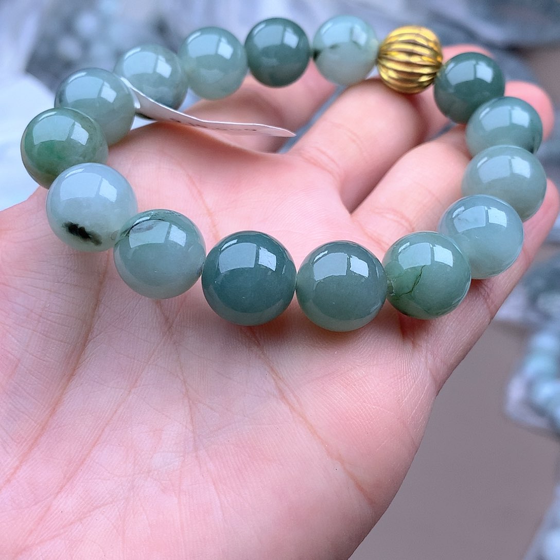 未镶嵌手链翡翠手串