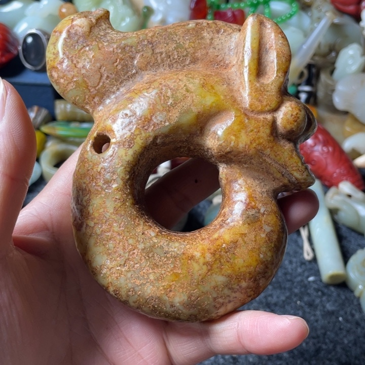 和田玉未镶嵌吊坠(不含链)