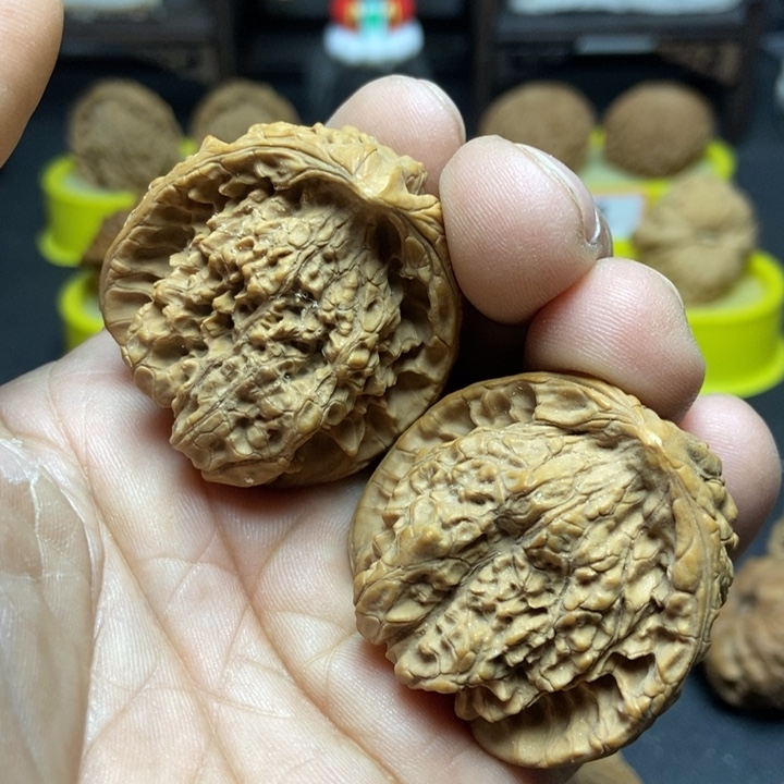 核桃麒麟纹蛇头003