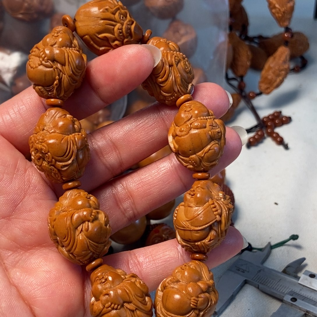 橄榄核手串/手链瑞兽财神20