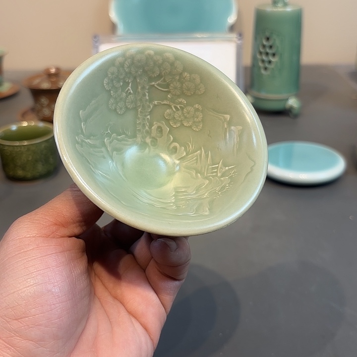 瓷片龙泉青瓷福利青瓷