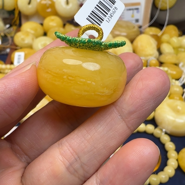 蜜蜡未镶嵌颈饰天然蜜蜡