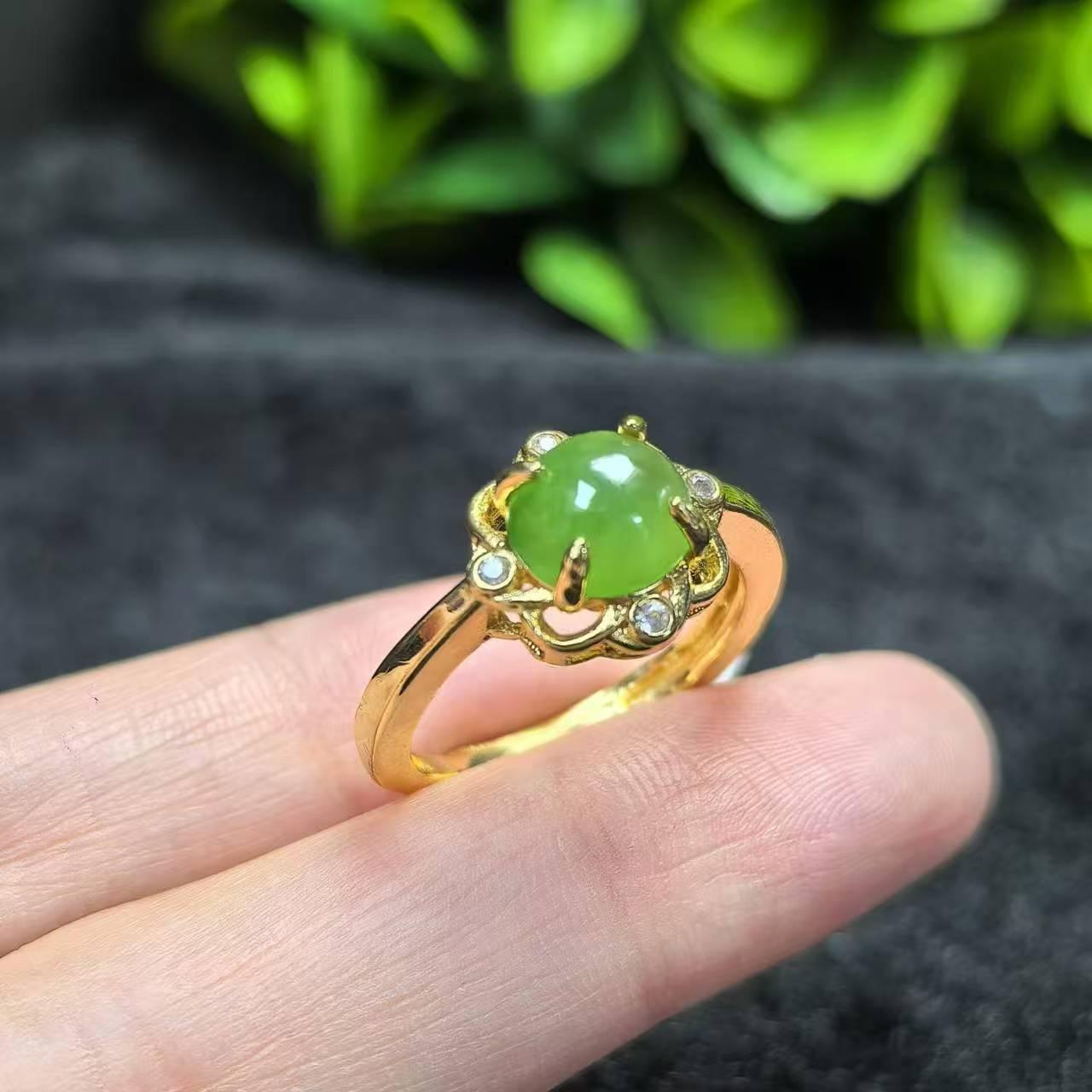 HT4587【东齐珠宝】和田玉戒指-送礼佳品