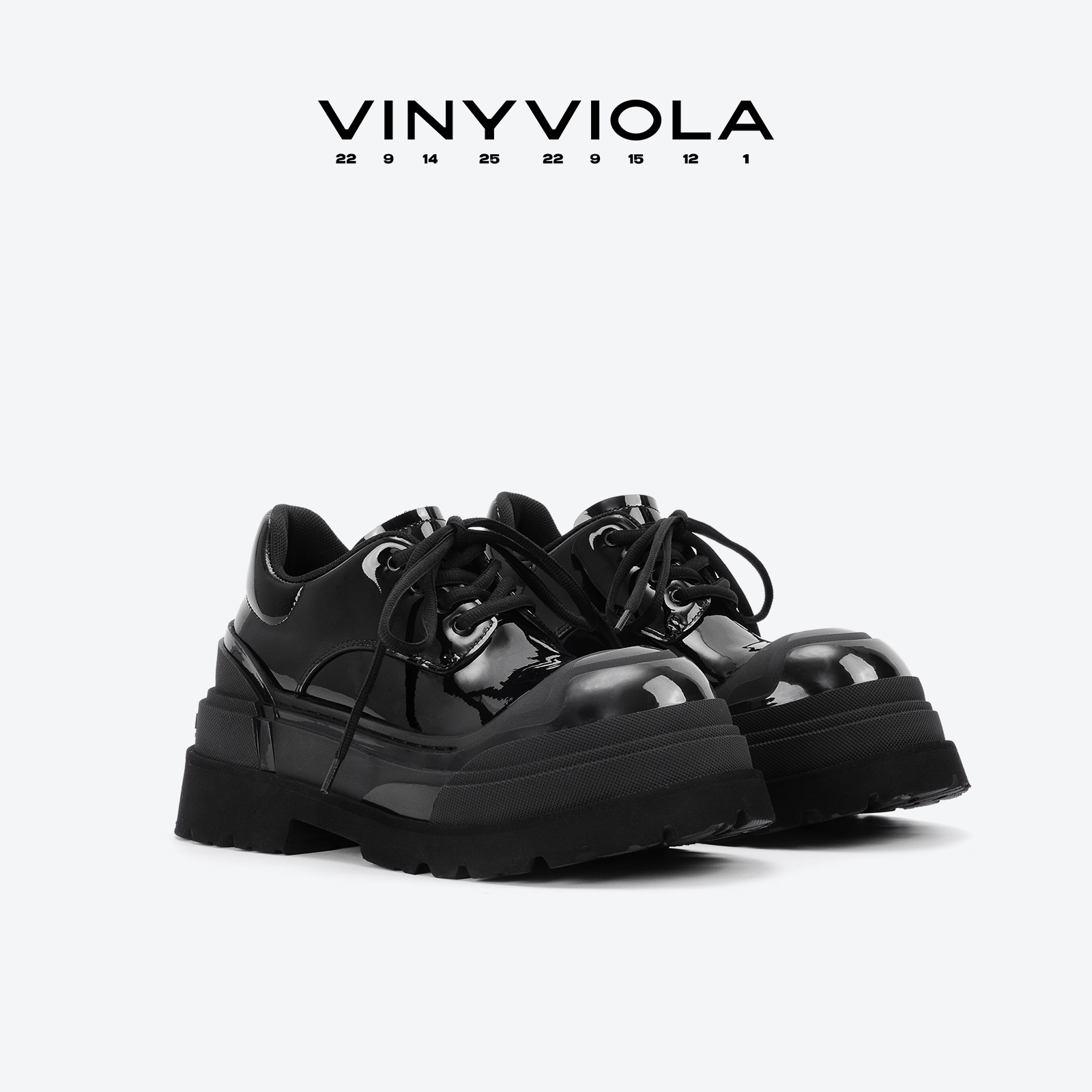  VINYVIOLA25SS圆头简约撞色小皮鞋【Wave系列】