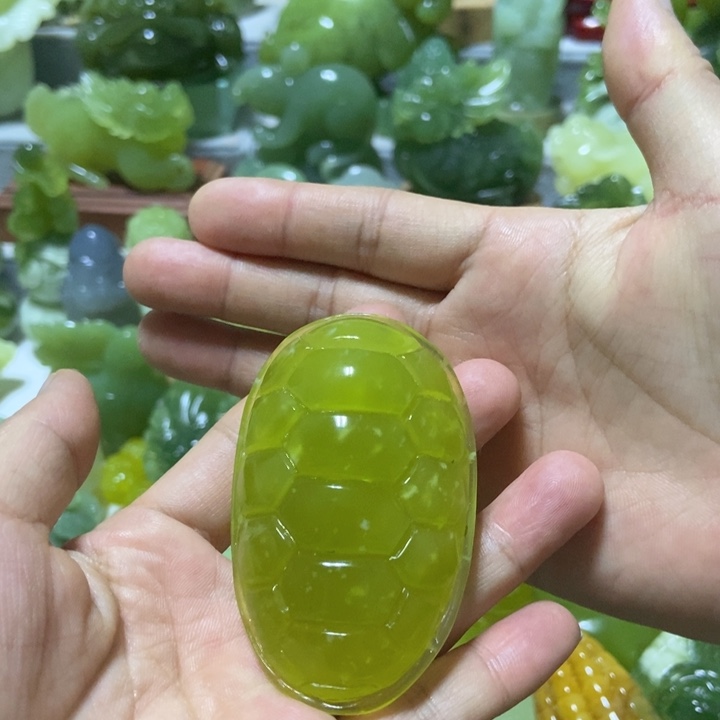 【闪购商品】未镶嵌蛇纹石玉把件❤️***