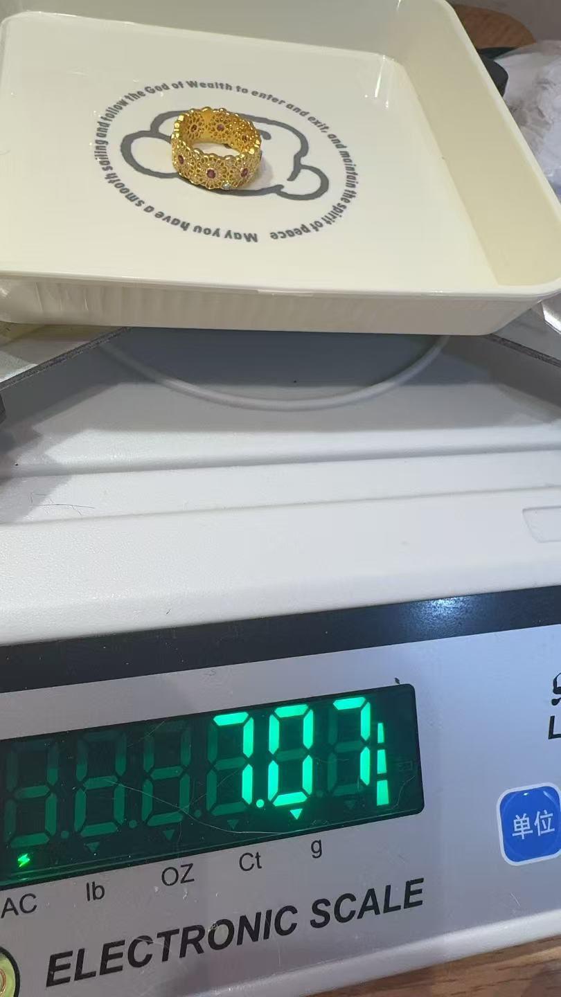 足金精品工艺戒指