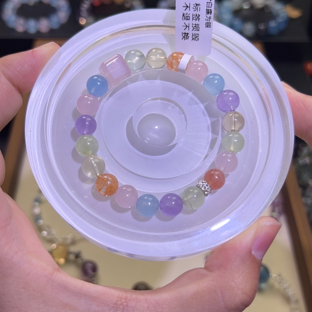 手链水晶银S925镶嵌