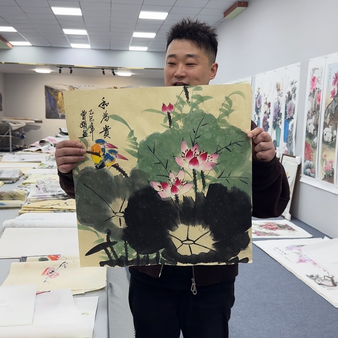 国画国画作品宣纸纯手绘