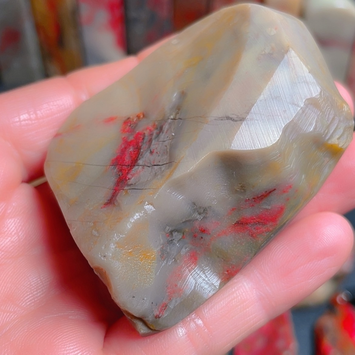 【闪购商品】昌化石昌化鸡血石原石手把料