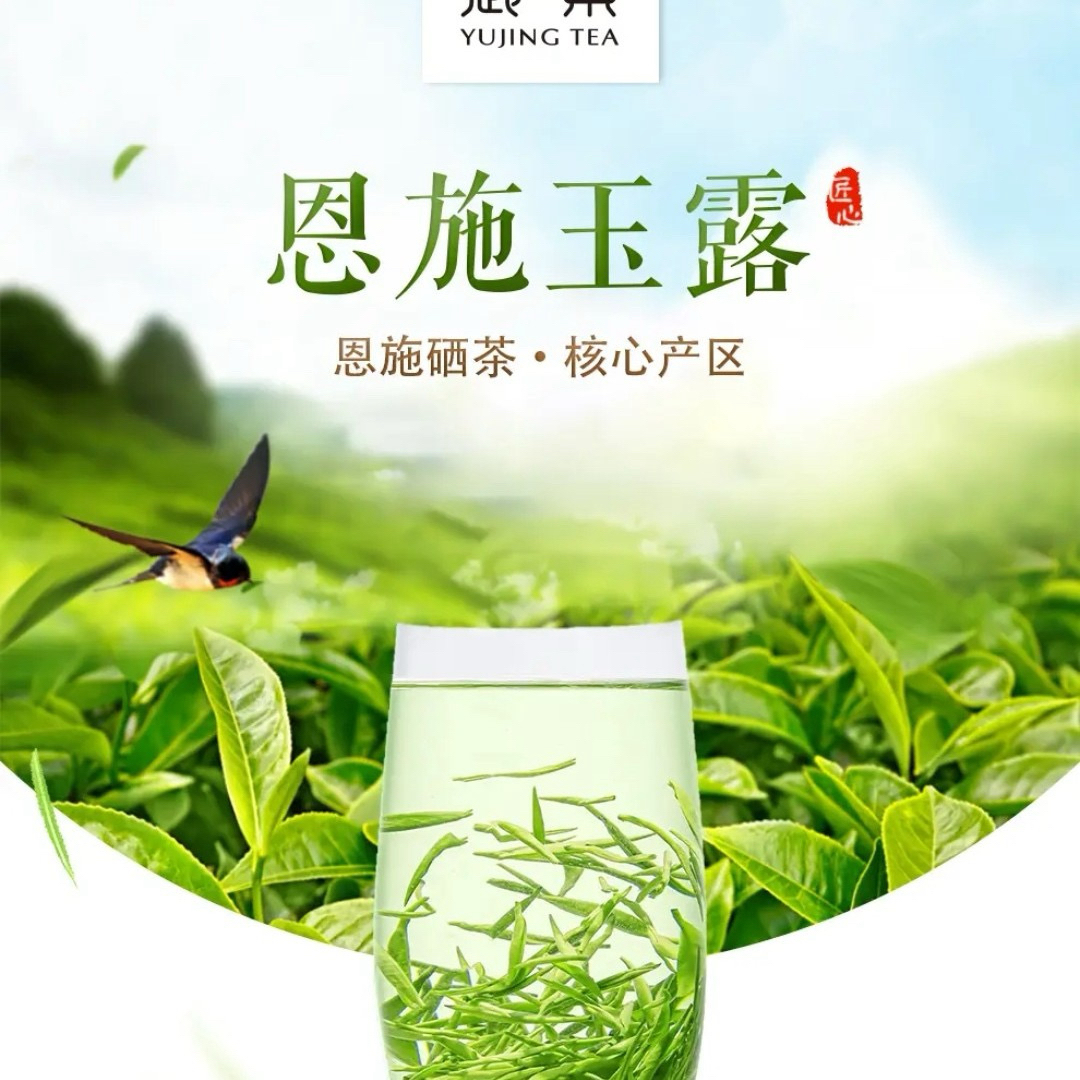 恩施玉露明前蒸青绿茶高山云雾硒茶新茶栗香清香型