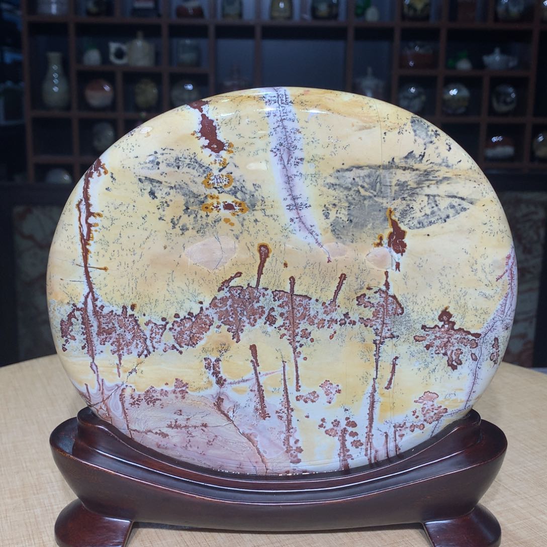 紫砂广西国画石，观赏收藏