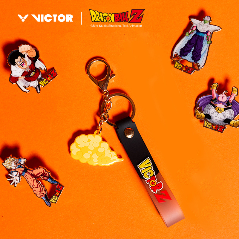VICTOR/威克多七龙珠联名系列 羽毛球挂件 配饰 握把套 徽章 护腕