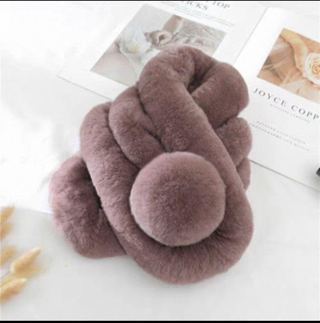 獭兔龙猫围巾时尚保暖