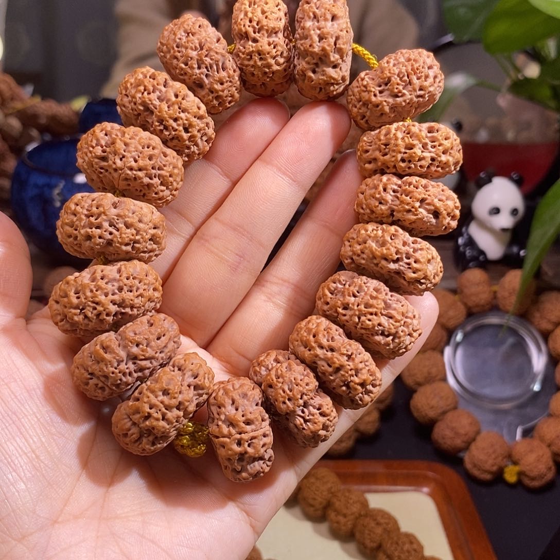 金刚菩提手串夹板蜂王菠萝蜜27mm