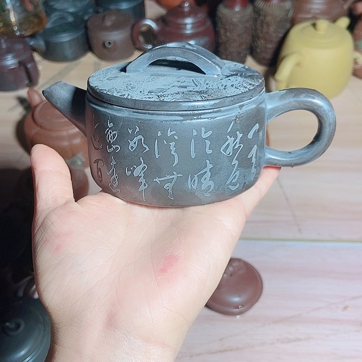 紫砂茶杯宜兴紫砂全手工制作