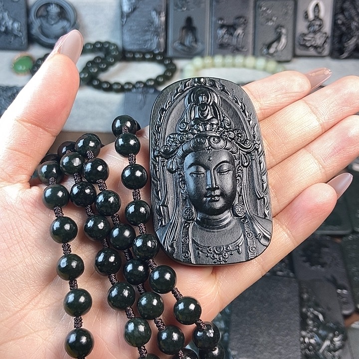 和田玉颈饰未镶嵌