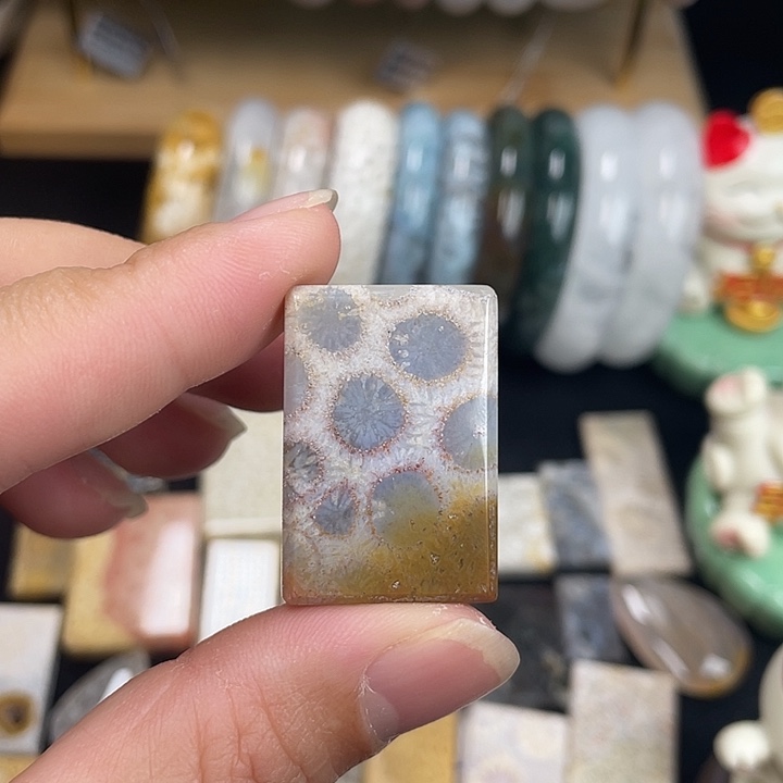 硅化珊瑚（珊瑚玉）未镶嵌手镯