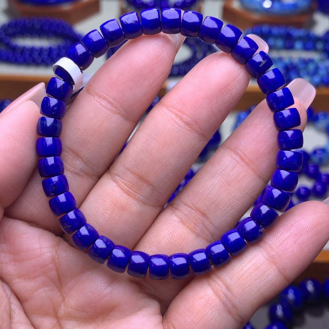 青金石手链未镶嵌6m