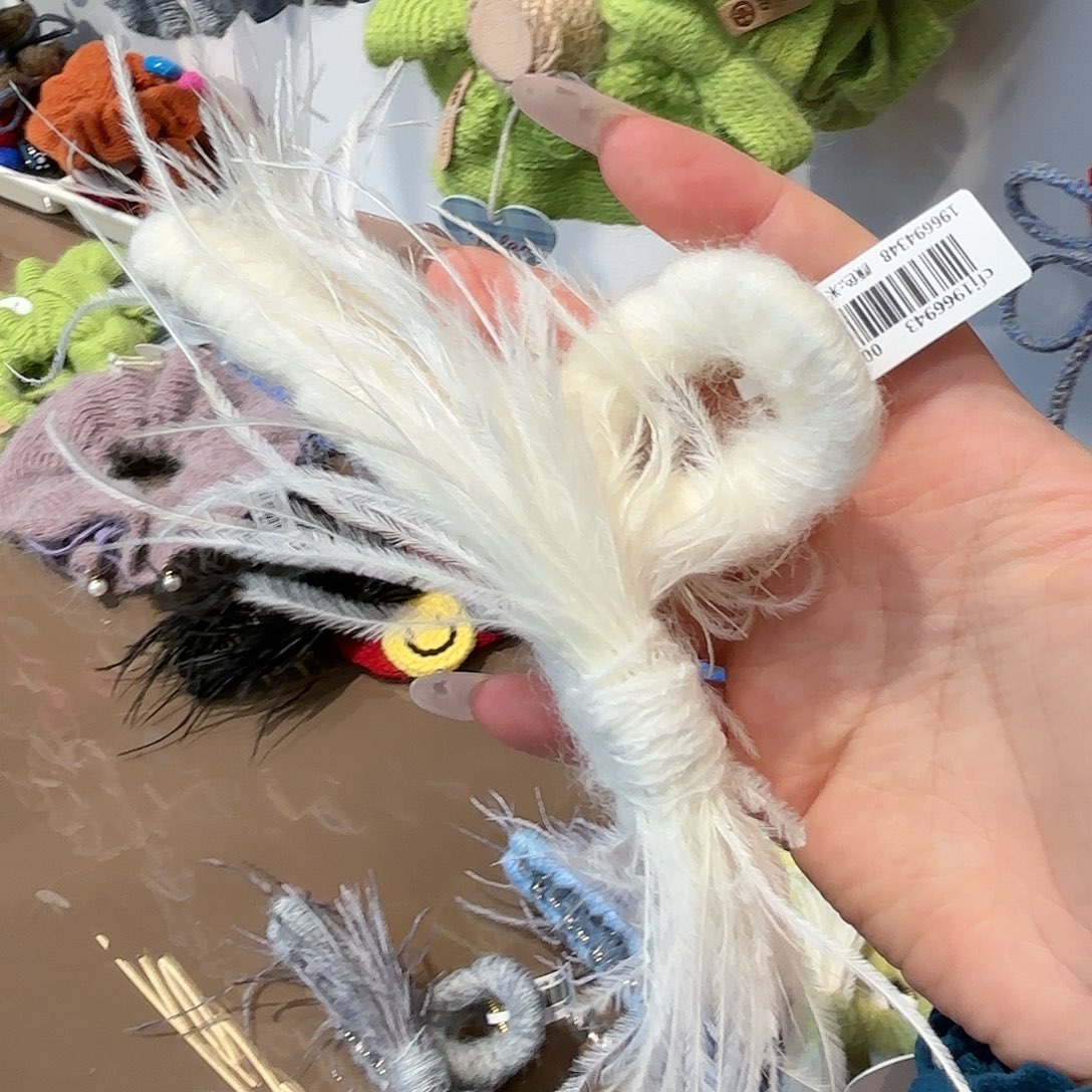 皮质铁合金发饰发夹