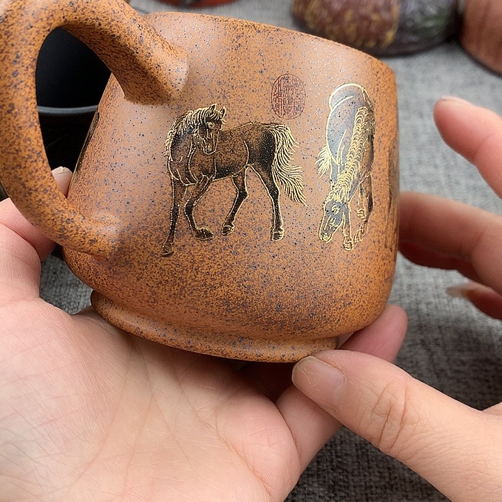 紫砂茶杯高端主人杯